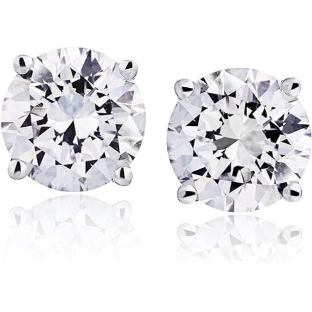 Women's boutique silver fashionable earrings