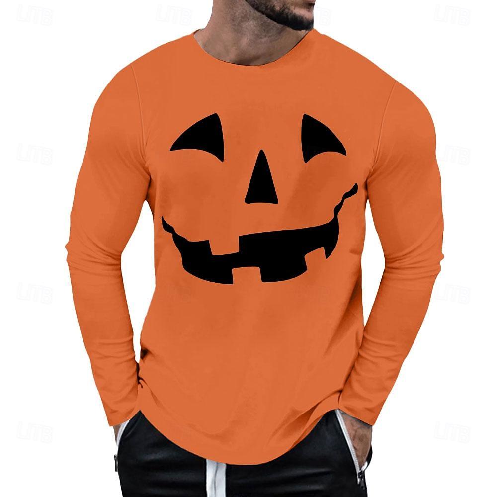 Collarless Golf Polo Shirt with Graphic Print