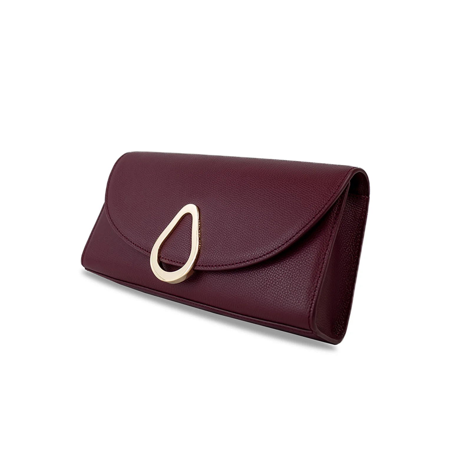SILENE CLUTCH - BURGUNDY