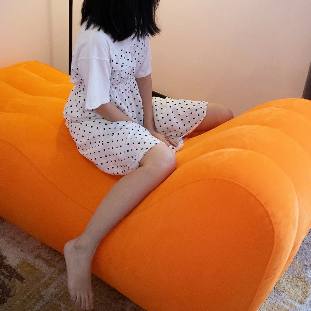 Inflatable Sofa Bed Chaise Furniture Love Pillow Make Love Air Pump Rocking Seat Toy Chair Bedroom Husband And Wife Night Bed