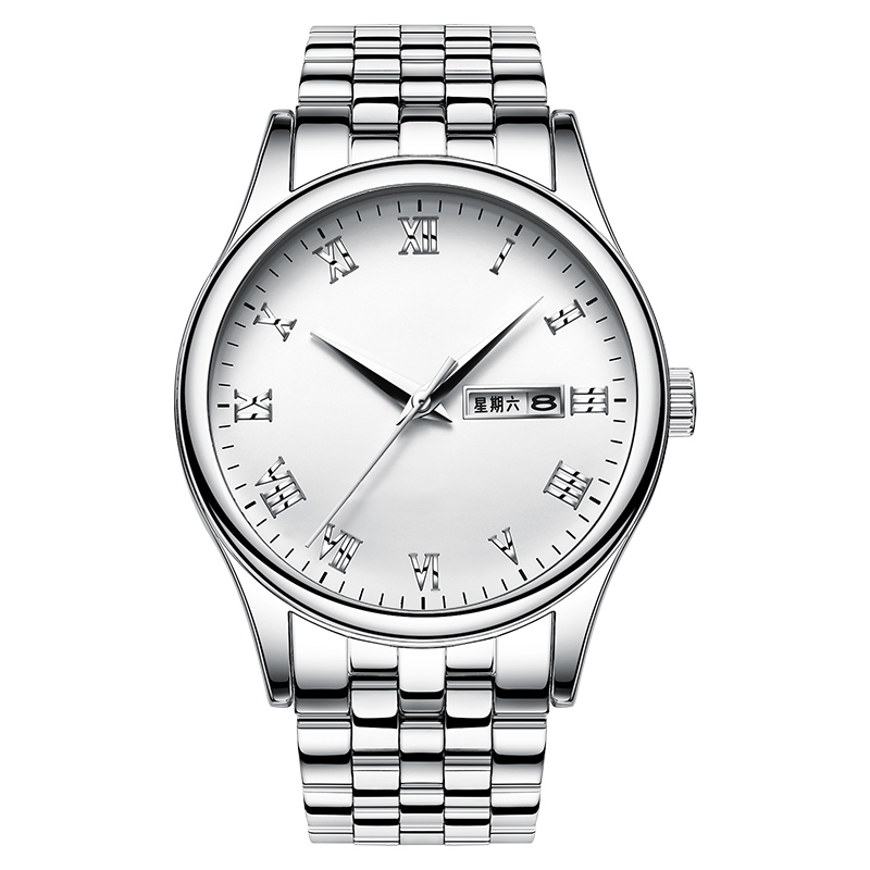 Gold Diamond Quartz Waterproof Luminous Business Men's Watch