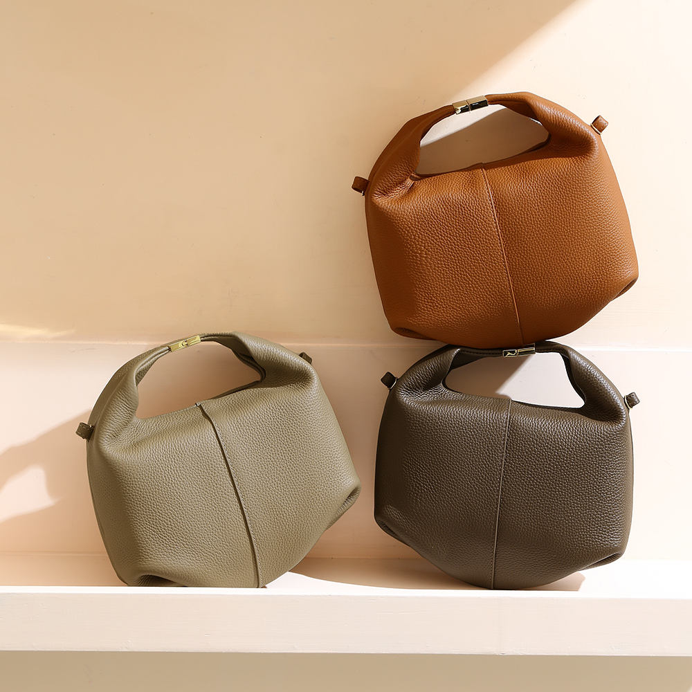 Lady Chic Bags Vintage Fashion Genuine Cowhide Leather Handbags for Women