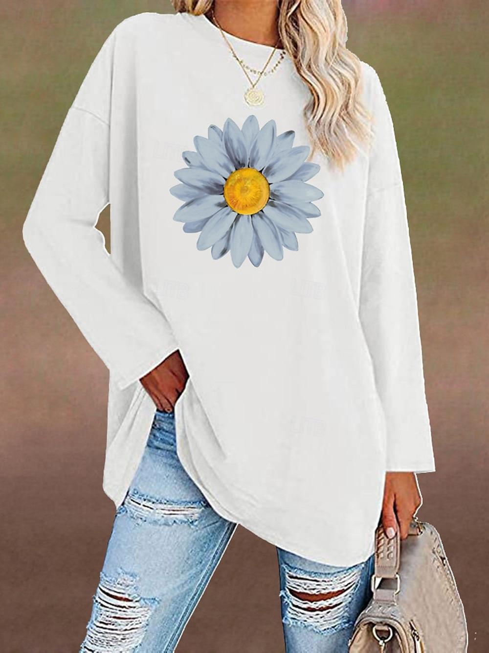 Floral Print Vacation Tee