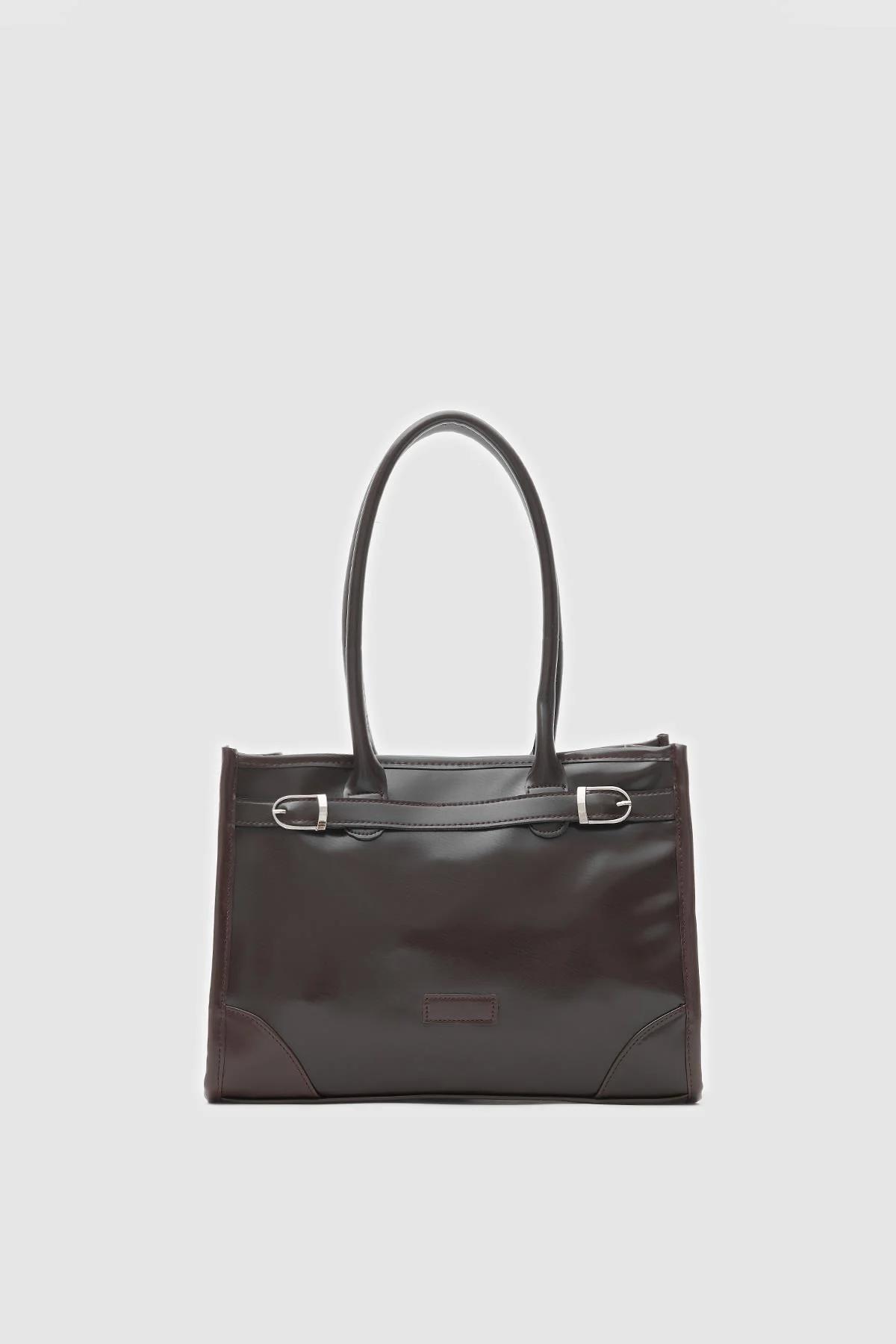 Elegant Faux Leather Handbag