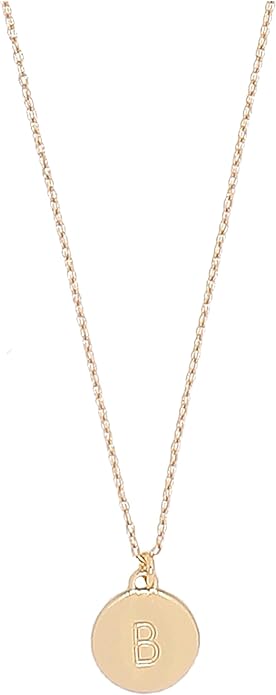 Gold Initial Mini Pendant