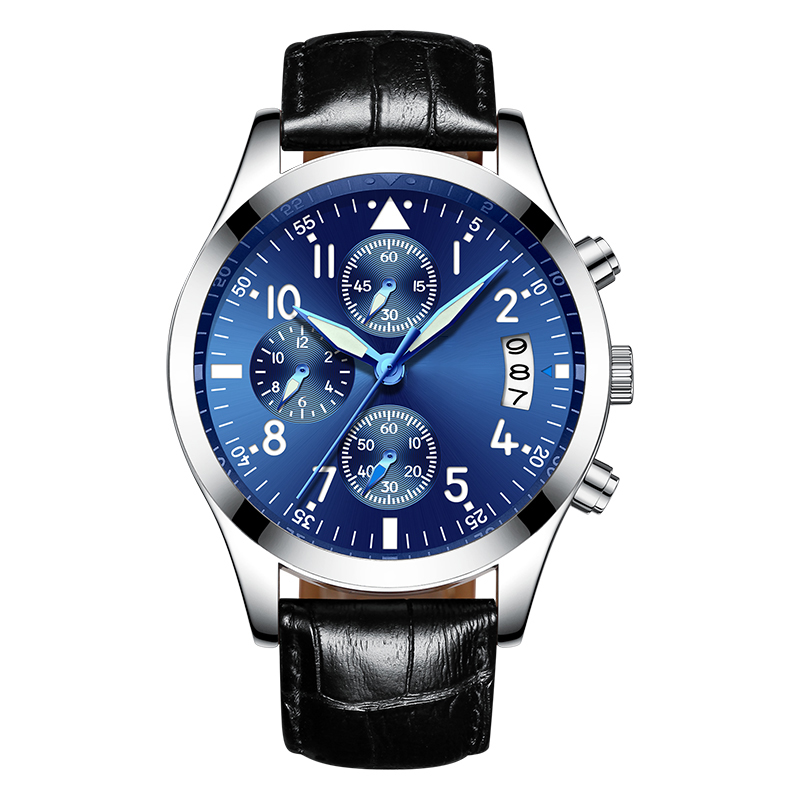 Fashionable, high-value, versatile, fully automatic quartz luminous waterproof digital six-pin