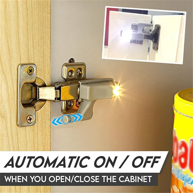 Factory Clearance Sale With 50% OffLED Hinge Light Wardrobe Door Smart Touch Cabinet Lighting