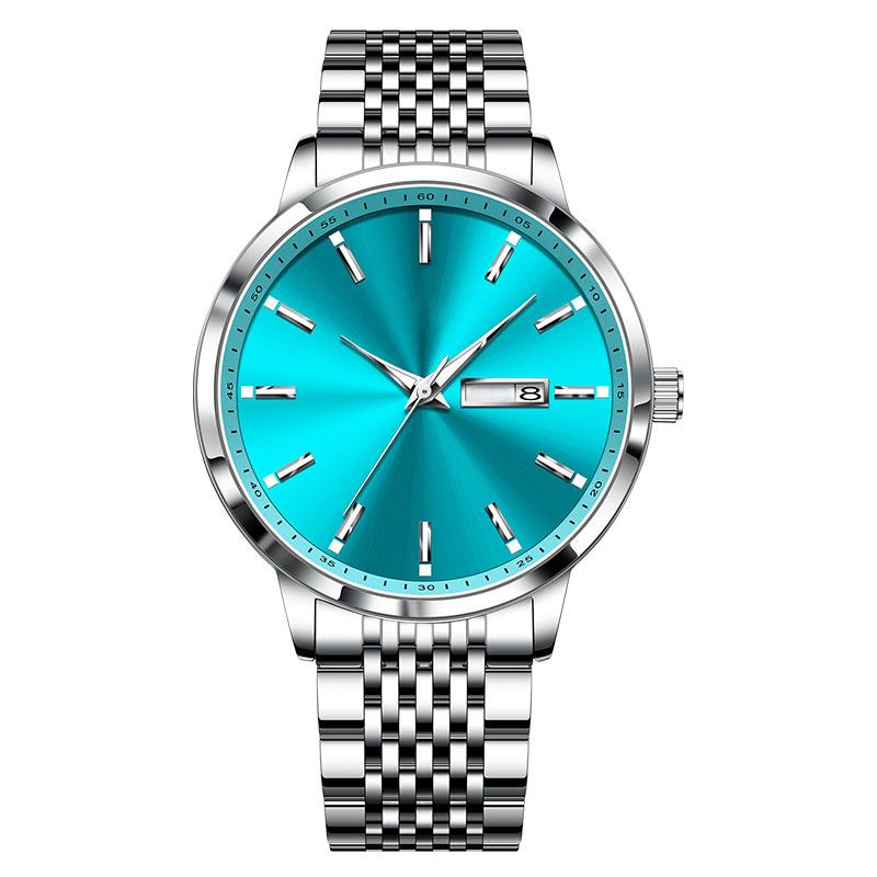 Baulenise Simple Luminous Waterproof Swiss Quartz Watch Men's Watch