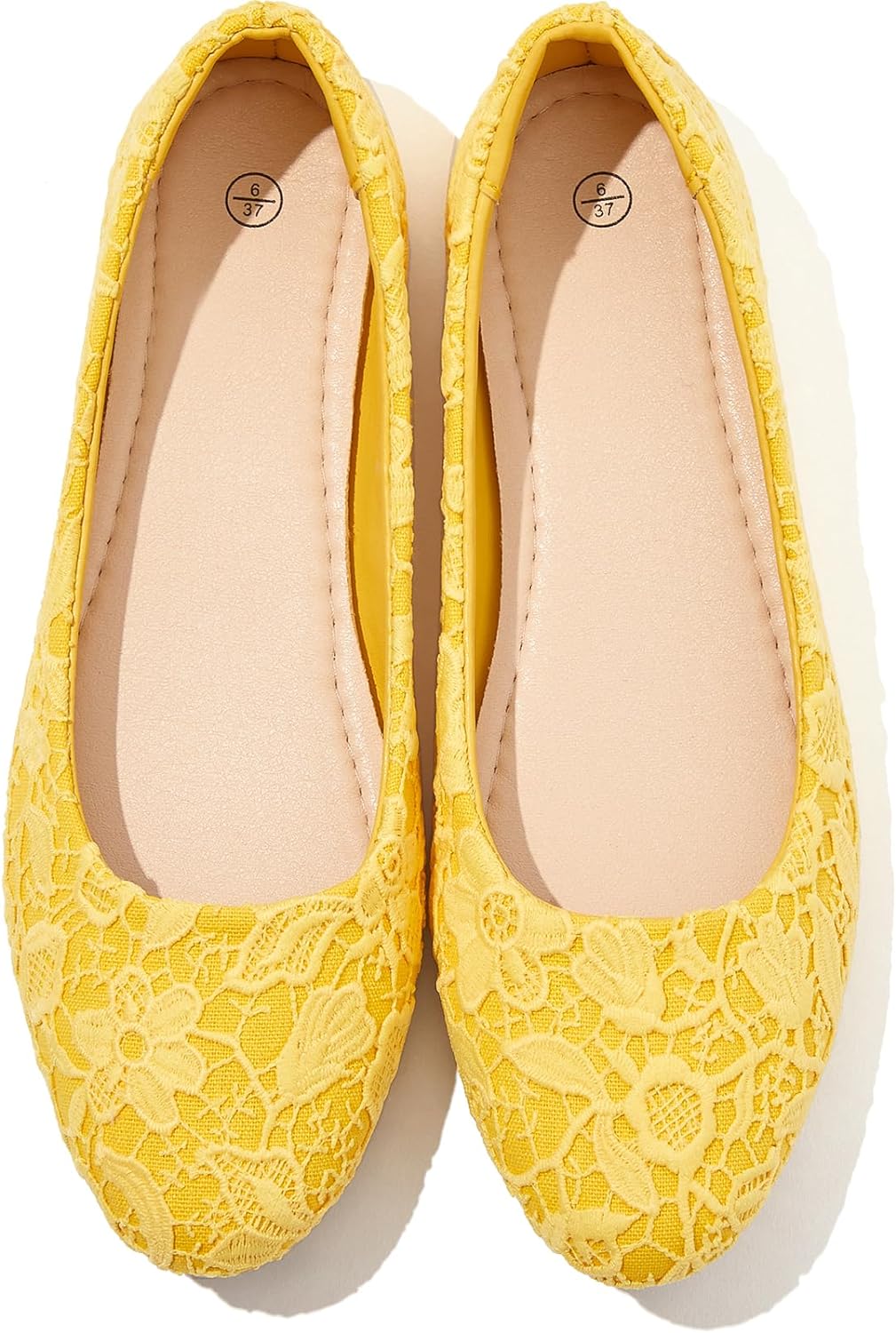 Dress Shoes for Women Round Toe Flats Shoes Lace Ballet Flats Dressy Comfortable Foldable Flats Low Heel